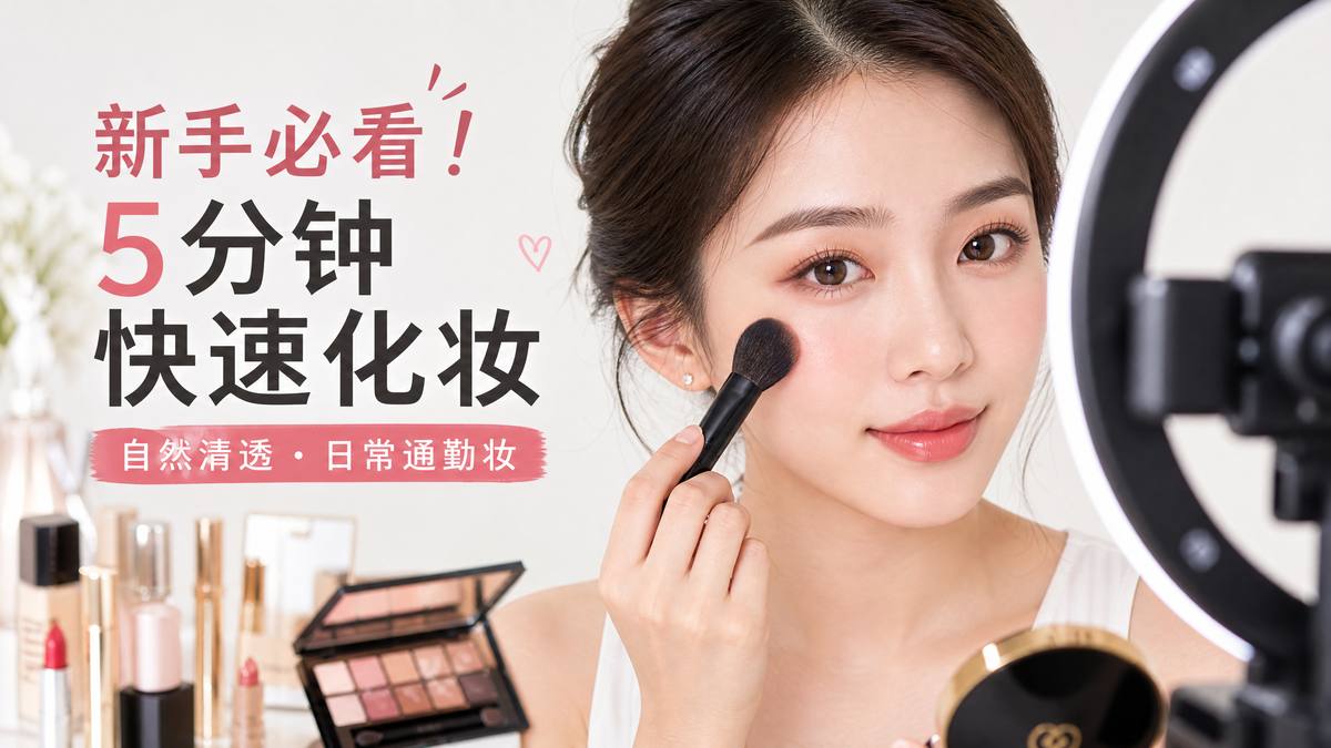 大象传媒美妆视频-5分钟快速化妆视频教程